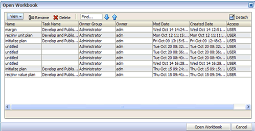 Open Workbook Wizard
