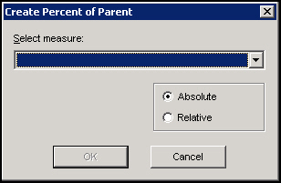 Create Extended Measure window