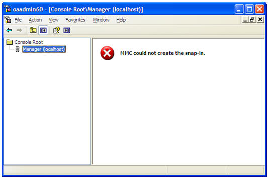Console Manager Window Opened for First Time