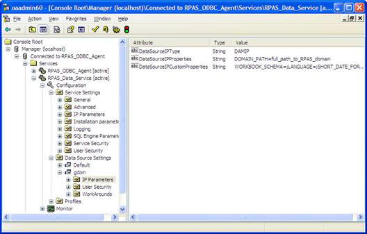 Console Manager IP Parameters