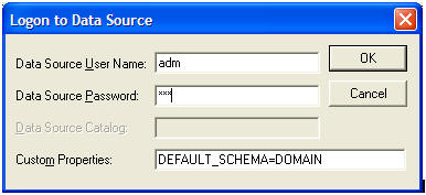 Logon to Data Source