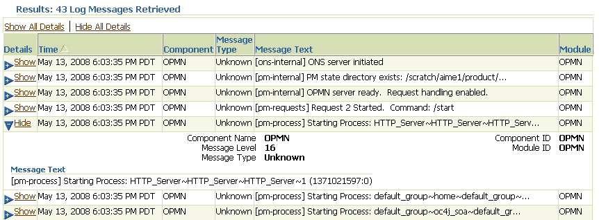 Log Repository Log Entry Details Page