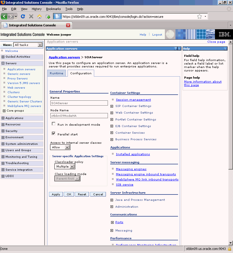 Description of ibmsoaserverhome.gif follows