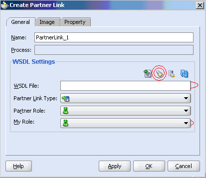 This image shows the Create Partner Link dialog box