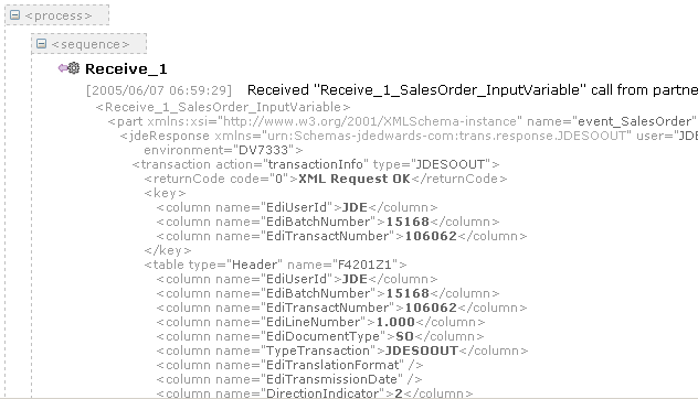 Audit tab