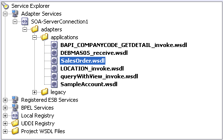 WSDL tree