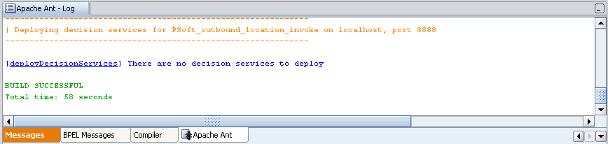 JDeveloper Messages log