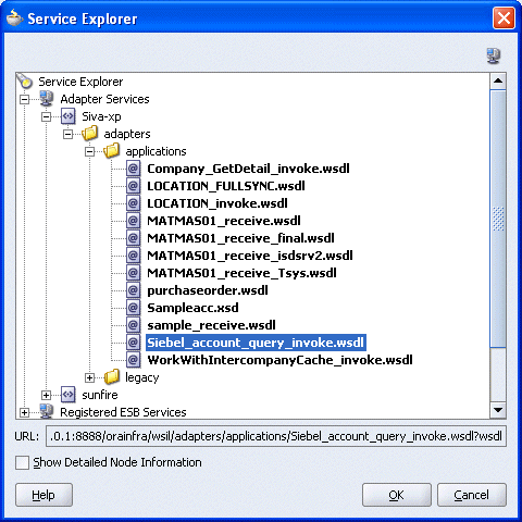 WSDL tree