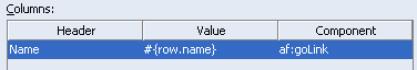 Table Properties - Column Summary Tab