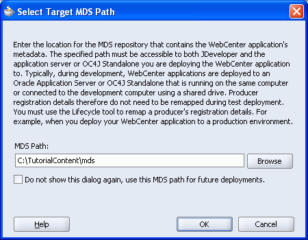 Target MDS Path
