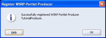 Producer successfully registered