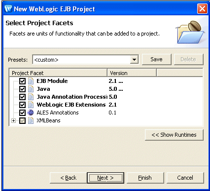 Project Facets