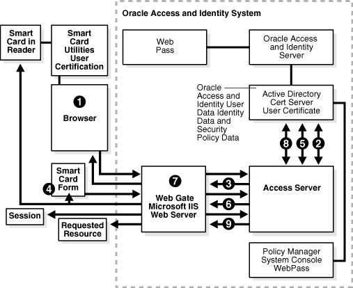 Graphic of ActivCard Authentication Sequence