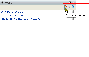 Create a new note icon