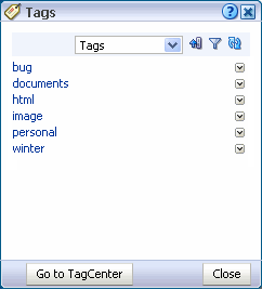 Tags in the Sidebar