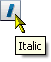 Italic icon