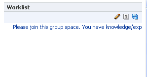 Invitation to join a group space