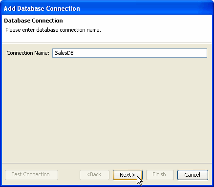 Enter a name for the connection