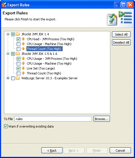 Import/Export Trigger Rules