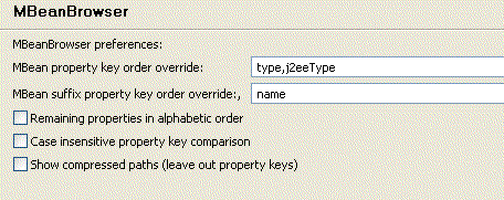Improved MBean Browser Tree Configuration