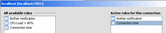  Rule Added to Active rules for This Connection List