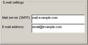  E-mail Preferences Panel