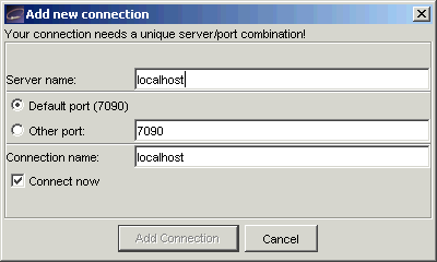  Add New Connection Dialog Box