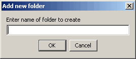  Add New Folder Dialog Box