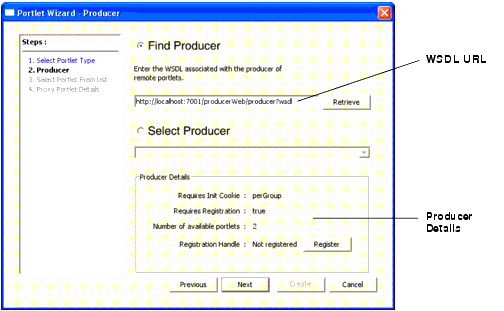 Find Producer Dialog 