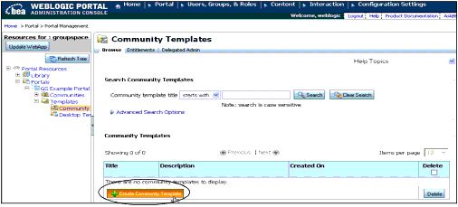 Create a New GroupSpace Community Template