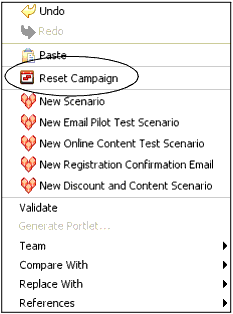 Right-Click in the Campaign Editor to Reset the Campaign