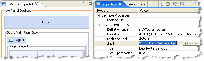 Select Desktop and Edit Shell Property