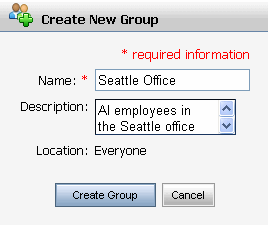 Create a New Top-Level Group