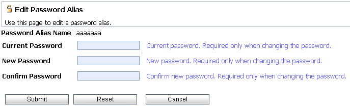 Edit Password