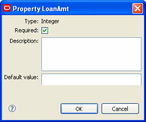 Property LoanAmt Dialog Box