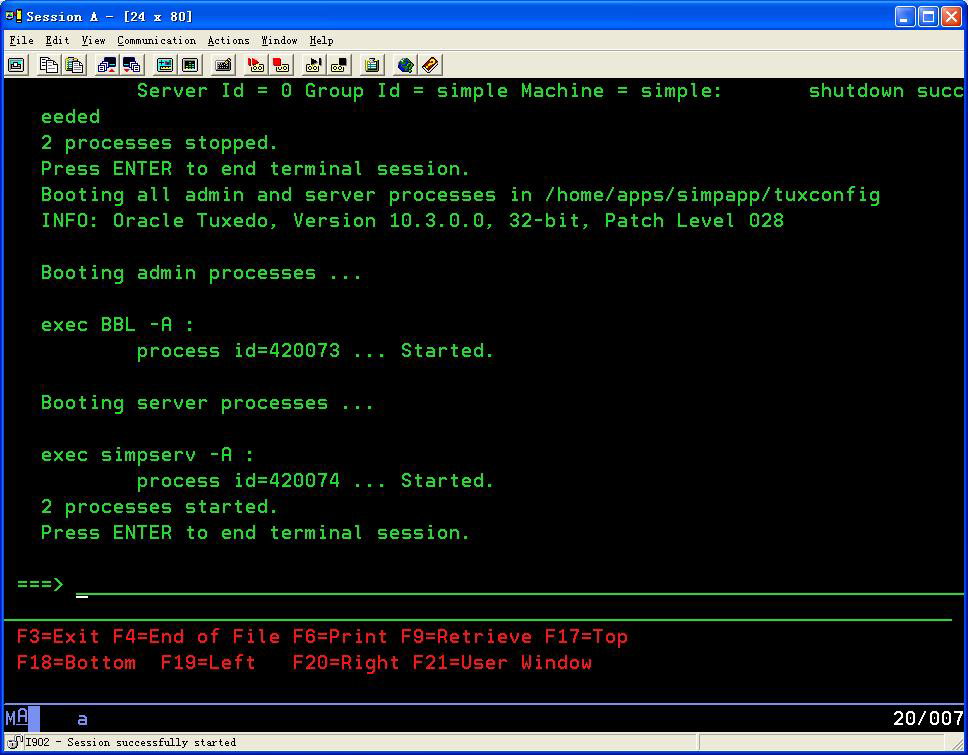 Messages Displayed at Boot Time