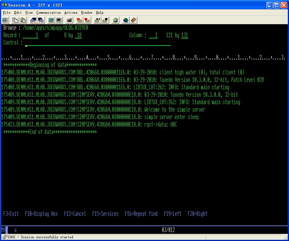 Messages Displayed after the Client Is Called
