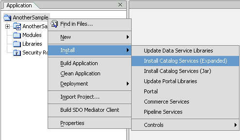 Installing Catalog Services