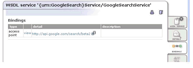 WSDL Bindings in Oracle Service Registry