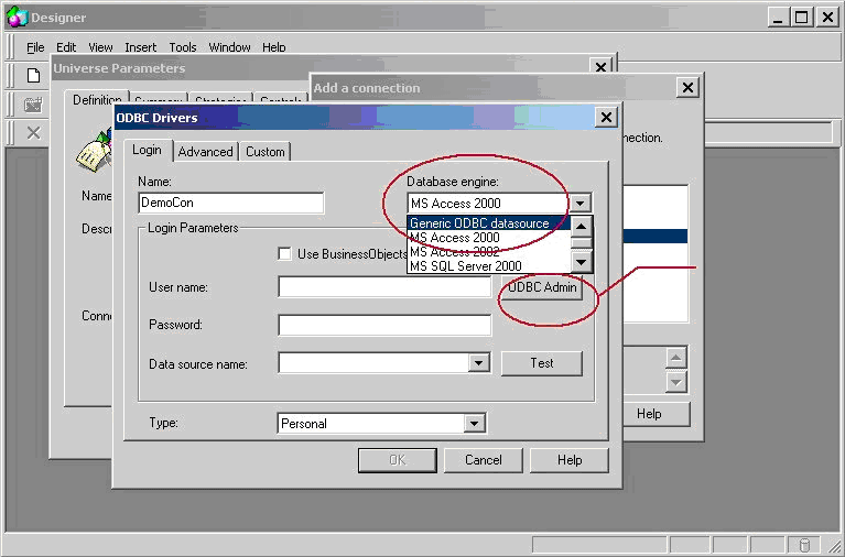 Selecting the Database Engine