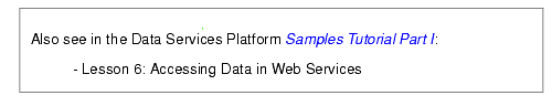 Web Services Imported Data Summary Screen