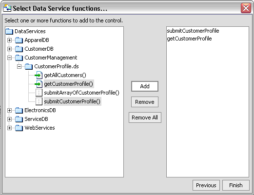 Selecting Query Functions