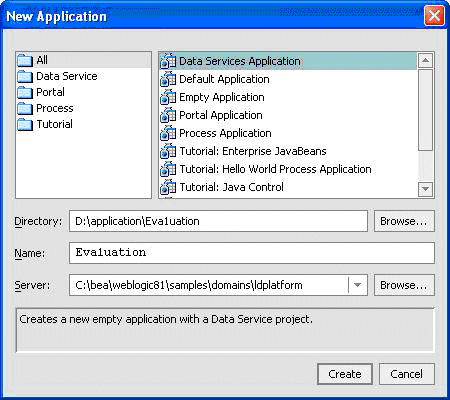 Creating a ALDSP Application