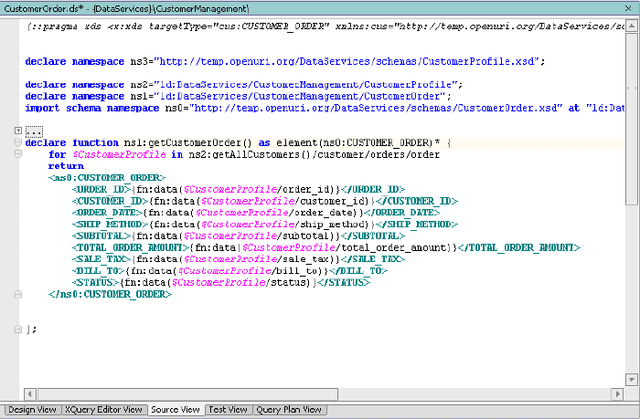  Source View of Vertical File Unfolding Function