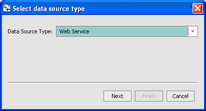 Web Service Data Source Type