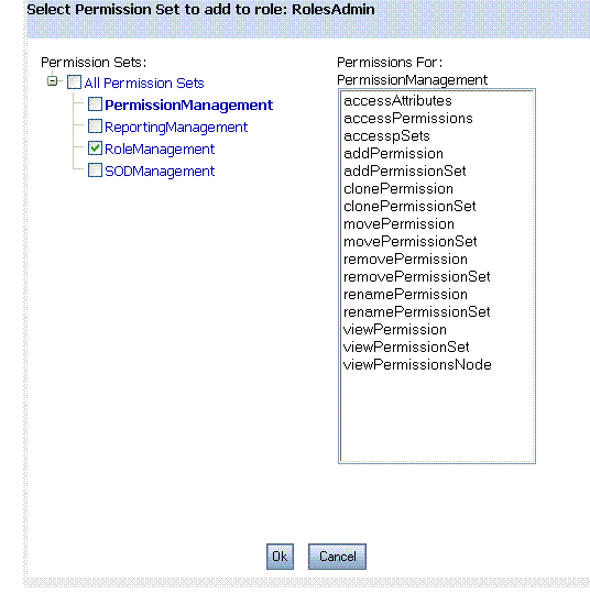 Adding Permission Sets to a Role