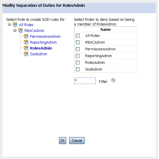 Adding Separation of Duties Constraints