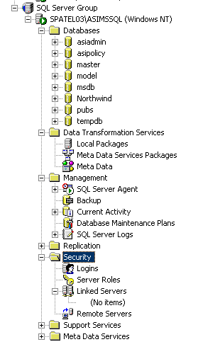 Security Folder Location