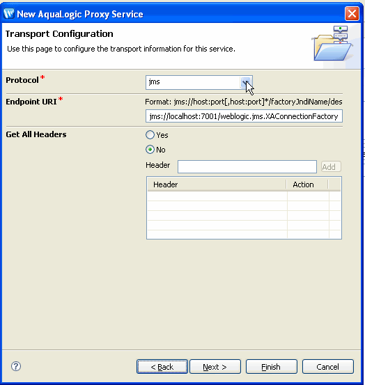 Transport Configuration