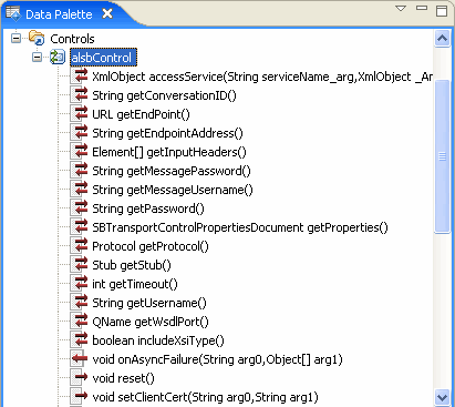 ALSB Control in Data Palette